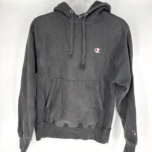 Champion Reverse Weave Heavyweight Hoodie Grey Size Men's Small